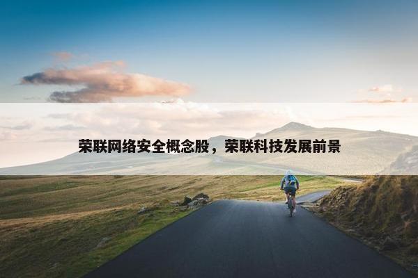 荣联网络安全概念股，荣联科技发展前景