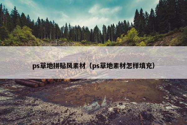 ps草地拼贴风素材（ps草地素材怎样填充）
