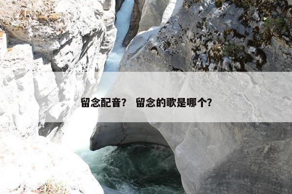 留念配音？ 留念的歌是哪个？