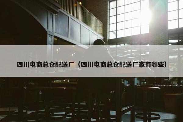四川电商总仓配送厂（四川电商总仓配送厂家有哪些）