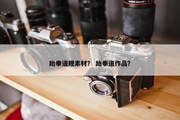 跆拳道规素材？ 跆拳道作品？