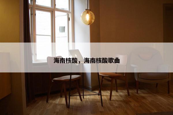 海南核酸，海南核酸歌曲