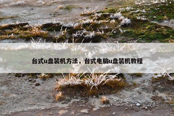 台式u盘装机方法，台式电脑u盘装机教程