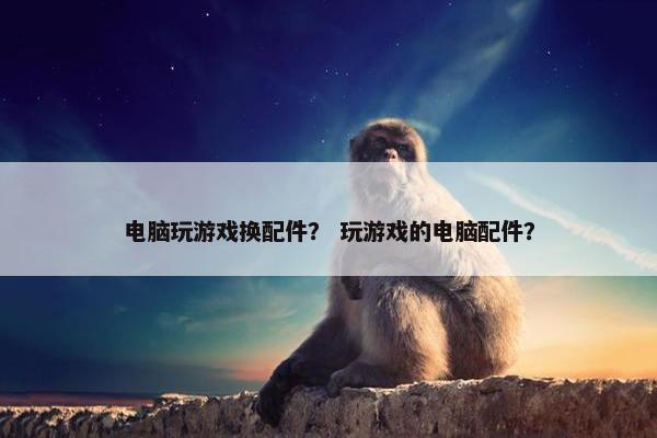 电脑玩游戏换配件？ 玩游戏的电脑配件？