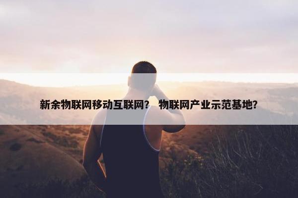 新余物联网移动互联网？ 物联网产业示范基地？