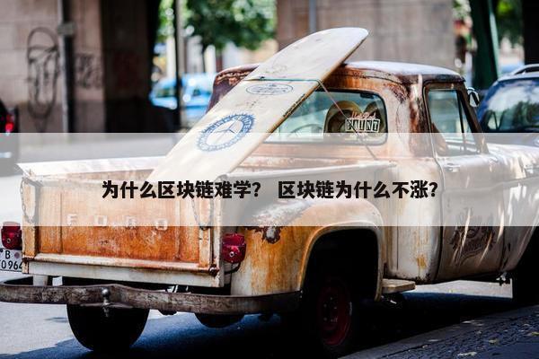 为什么区块链难学？ 区块链为什么不涨？