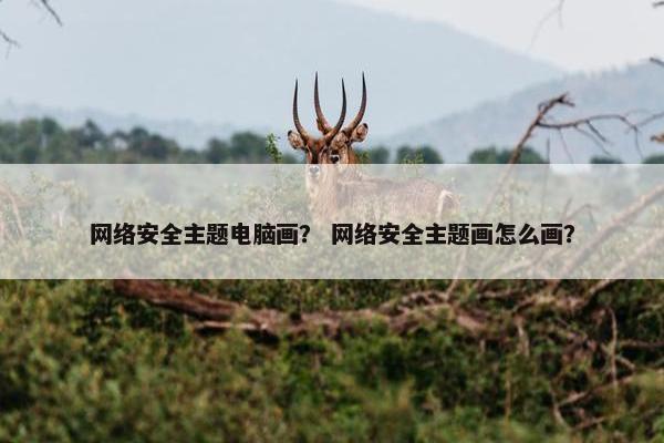 网络安全主题电脑画？ 网络安全主题画怎么画？