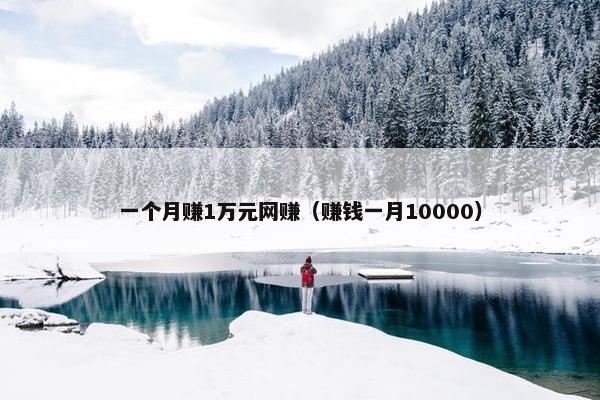 一个月赚1万元网赚（赚钱一月10000）