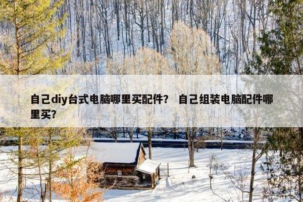 自己diy台式电脑哪里买配件？ 自己组装电脑配件哪里买？