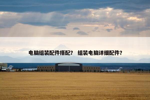 电脑组装配件搭配？ 组装电脑详细配件？