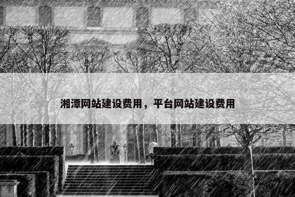 湘潭网站建设费用，平台网站建设费用