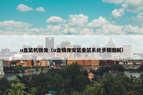 u盘装机镜像（u盘镜像安装重装系统步骤图解）