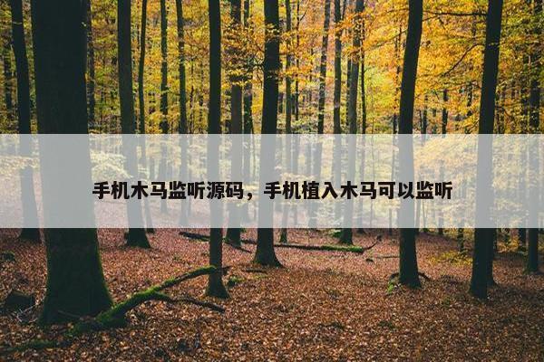 手机木马监听源码，手机植入木马可以监听