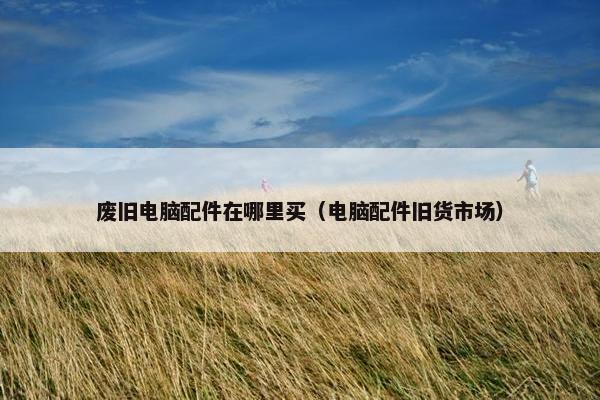 废旧电脑配件在哪里买（电脑配件旧货市场）