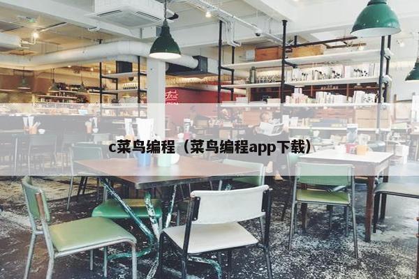 c菜鸟编程（菜鸟编程app下载）