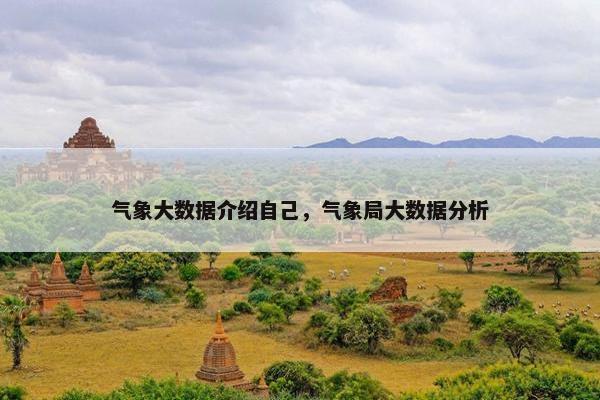 气象大数据介绍自己，气象局大数据分析