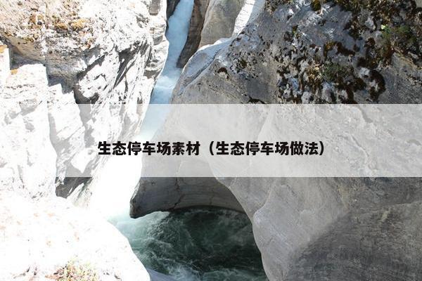 生态停车场素材（生态停车场做法）