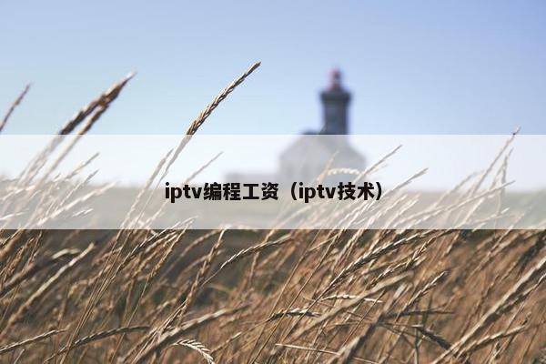 iptv编程工资（iptv技术）