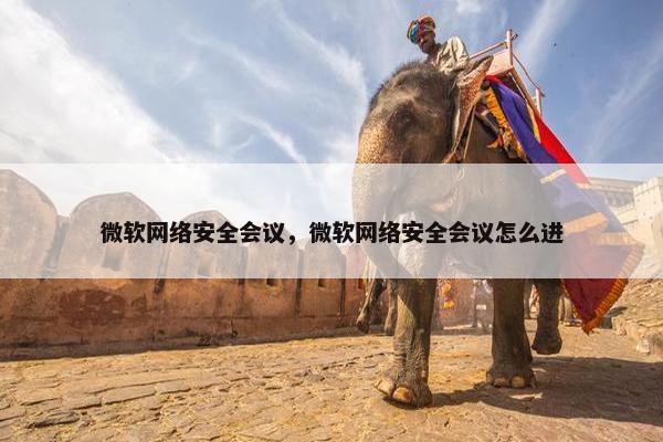 微软网络安全会议，微软网络安全会议怎么进
