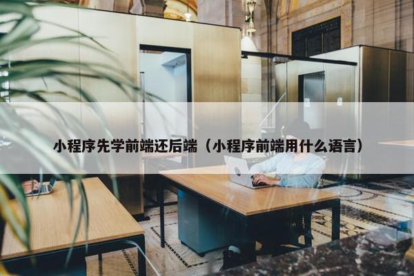 小程序先学前端还后端（小程序前端用什么语言）