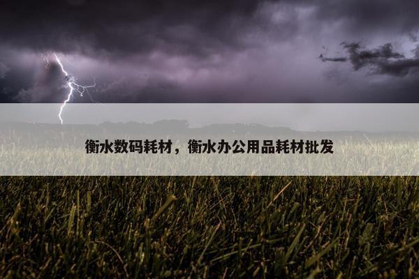 衡水数码耗材，衡水办公用品耗材批发