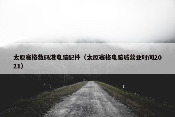 太原赛格数码港电脑配件（太原赛格电脑城营业时间2021）
