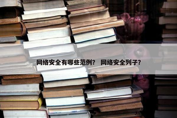网络安全有哪些范例？ 网络安全列子？