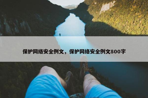 保护网络安全例文，保护网络安全例文800字