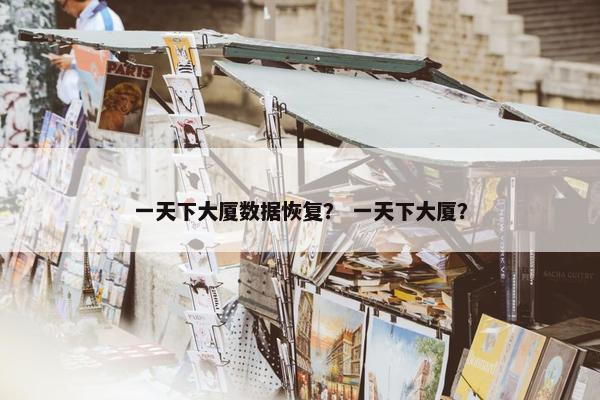 一天下大厦数据恢复？ 一天下大厦？