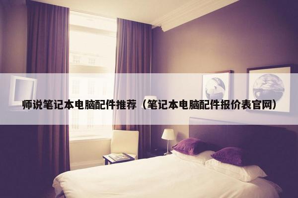 师说笔记本电脑配件推荐（笔记本电脑配件报价表官网）