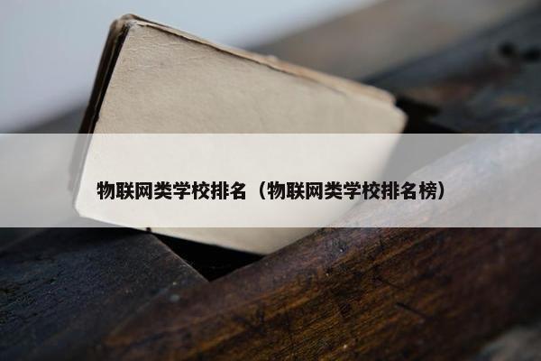 物联网类学校排名（物联网类学校排名榜）