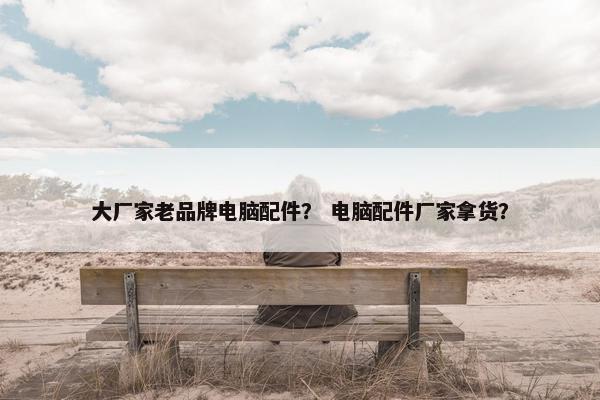 大厂家老品牌电脑配件？ 电脑配件厂家拿货？