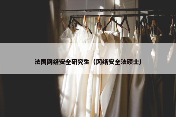 法国网络安全研究生（网络安全法硕士）