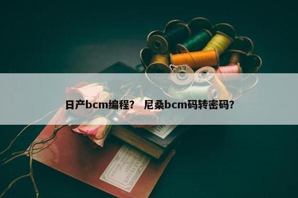 日产bcm编程？ 尼桑bcm码转密码？