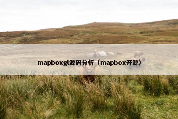 mapboxgl源码分析（mapbox开源）