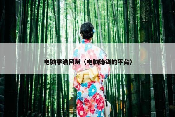 电脑靠谱网赚（电脑赚钱的平台）