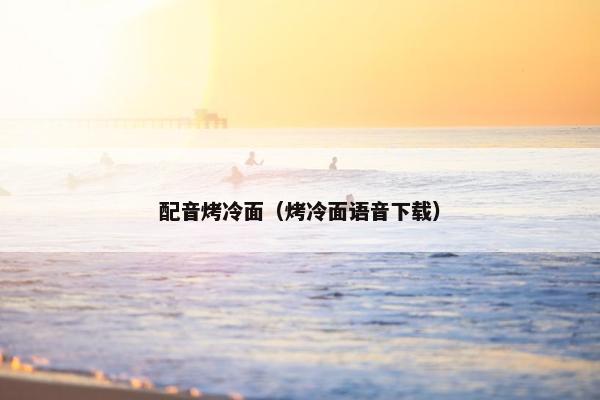 配音烤冷面（烤冷面语音下载）