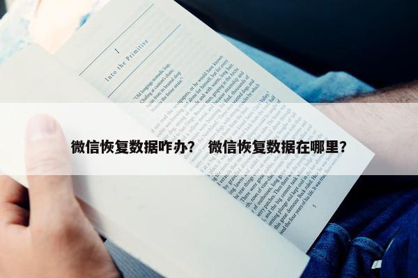 微信恢复数据咋办？ 微信恢复数据在哪里？