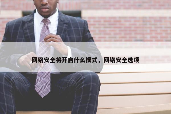 网络安全将开启什么模式，网络安全选项