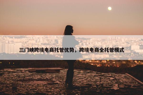 三门峡跨境电商托管优势，跨境电商全托管模式