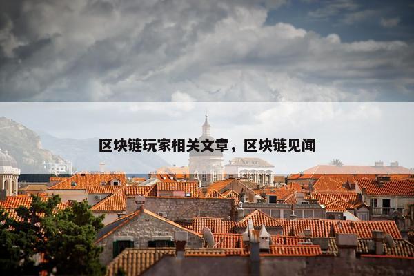 区块链玩家相关文章，区块链见闻