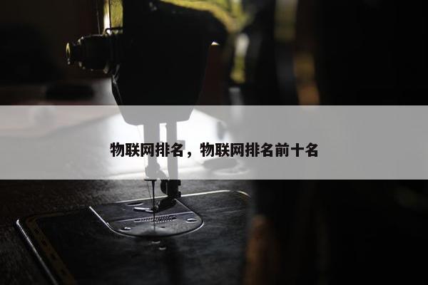 物联网排名，物联网排名前十名