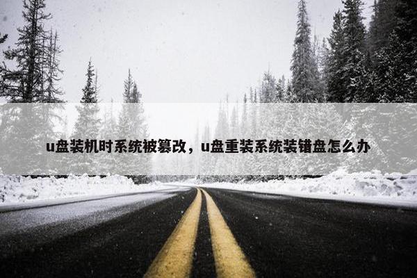 u盘装机时系统被篡改，u盘重装系统装错盘怎么办
