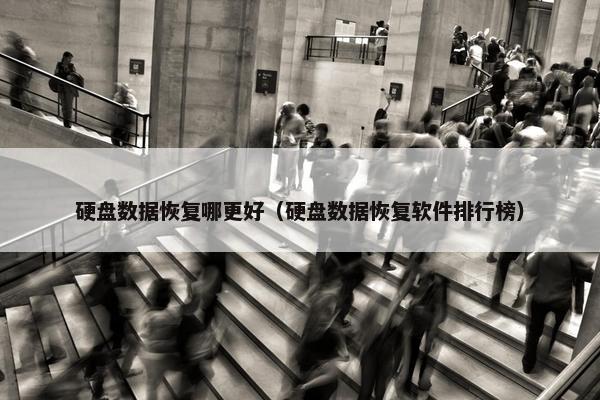硬盘数据恢复哪更好（硬盘数据恢复软件排行榜）