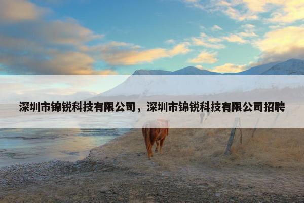 深圳市锦锐科技有限公司，深圳市锦锐科技有限公司招聘