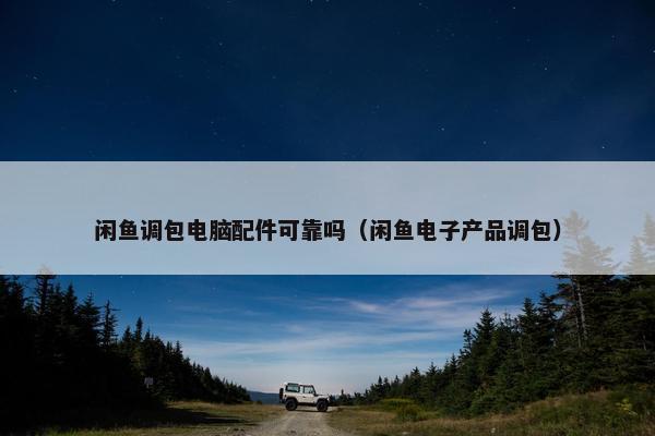 闲鱼调包电脑配件可靠吗（闲鱼电子产品调包）
