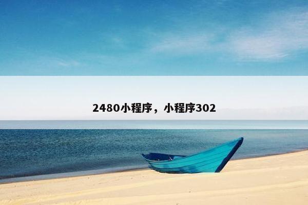 2480小程序，小程序302