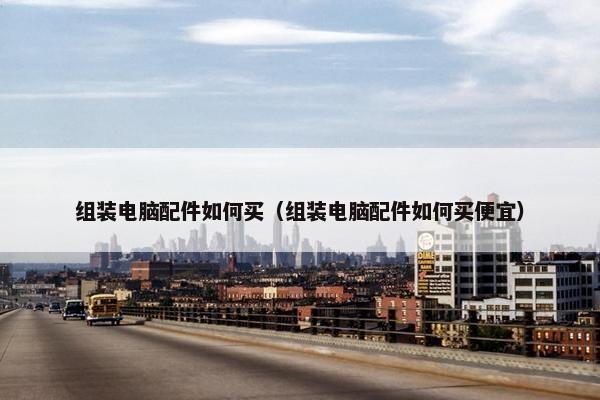 组装电脑配件如何买（组装电脑配件如何买便宜）