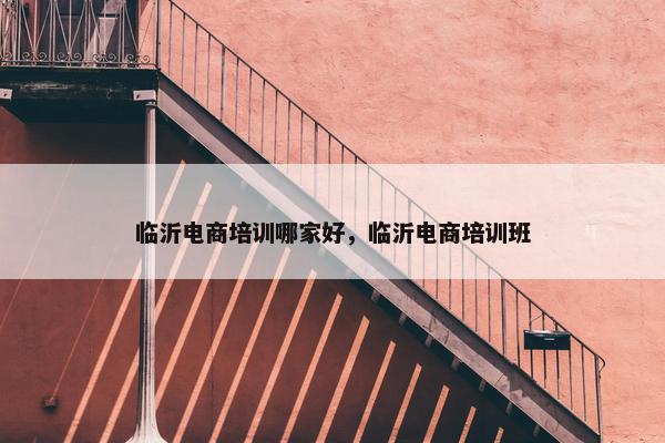 临沂电商培训哪家好，临沂电商培训班