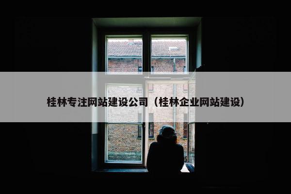 桂林专注网站建设公司（桂林企业网站建设）